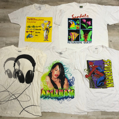 [現物] 00s 白Tシャツ(シミあり) 20pcs G0813002