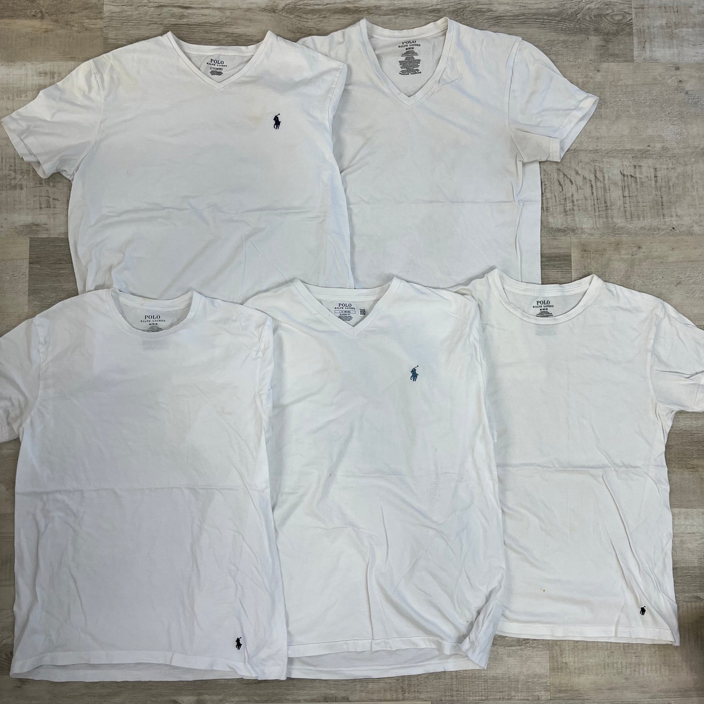 [現物] ラルフ白Tシャツ(シミあり) 20pcs