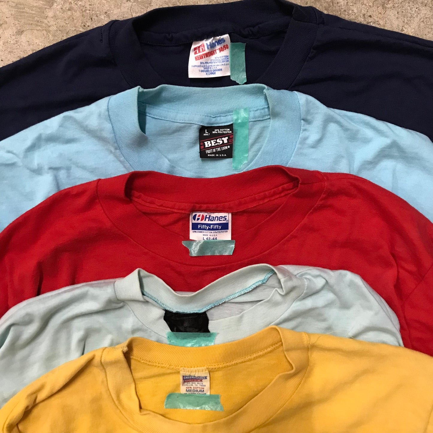 [現物] 90s Tシャツ(B品/小穴/汚れ) 20pcs D0709004
