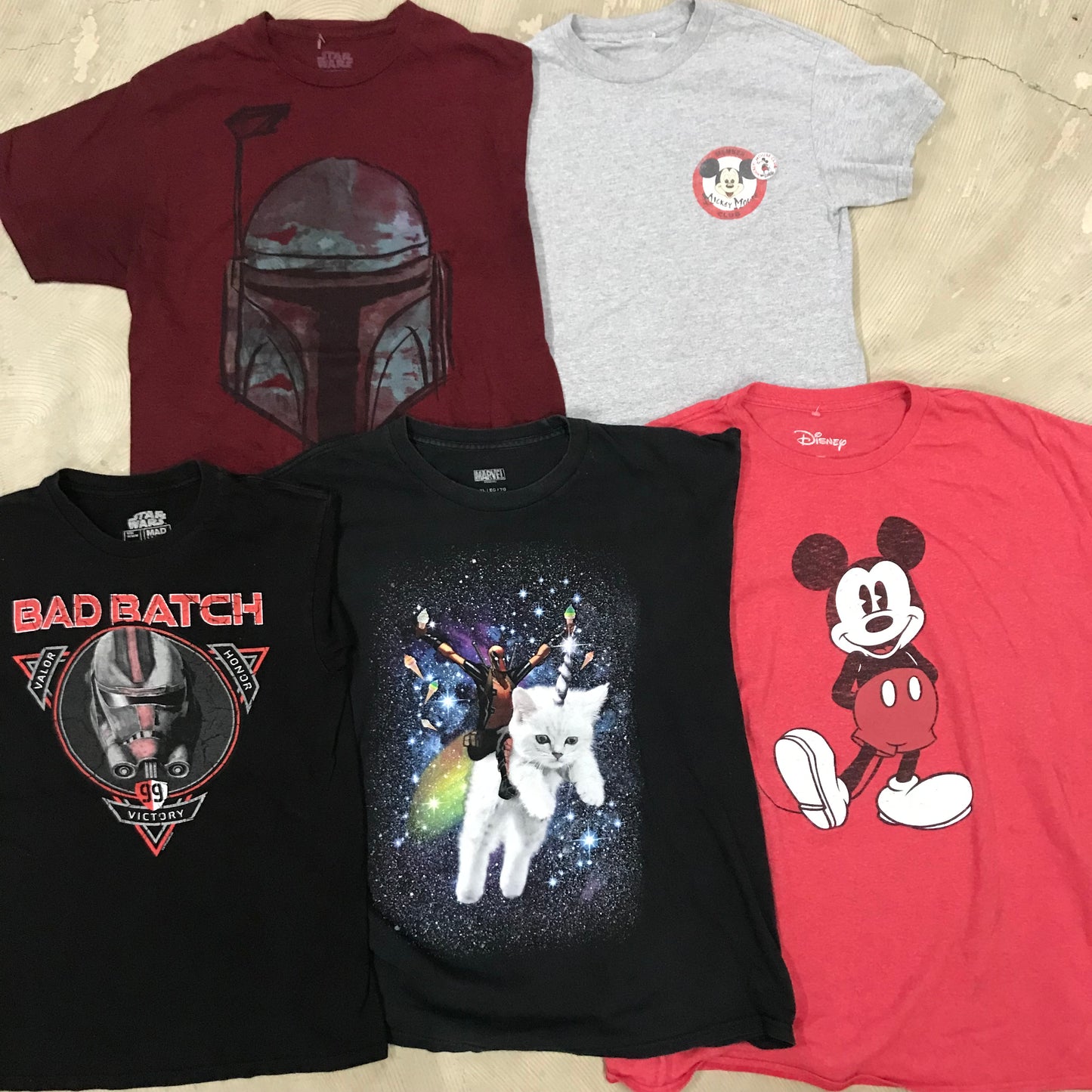 [現物] 00s キャラクターTシャツ 20pcs H0806004