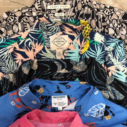 [現物] 半袖柄シャツ/アロハシャツ 20pcs E0714004