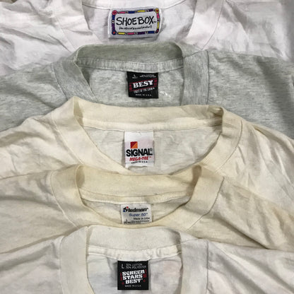 [現物] 90s 白系Tシャツ(シミあり) 20pcs D0622001