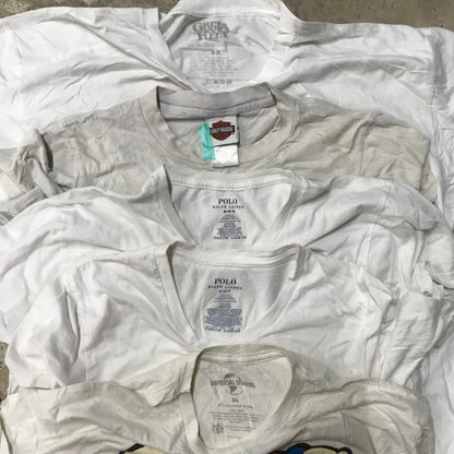 [現物] 00s 白Tシャツ(シミあり) 20pcs D0713002