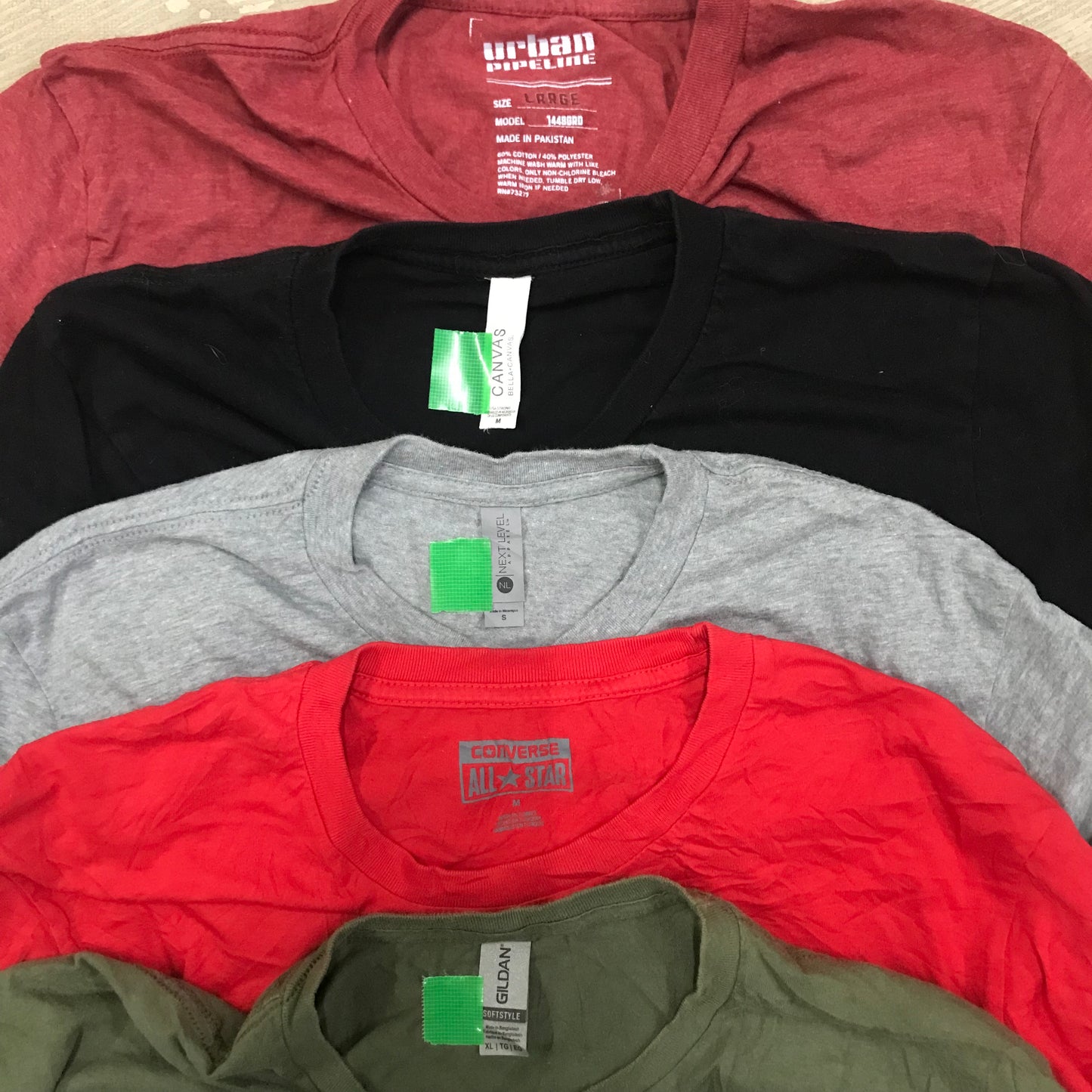 [現物] アメカジプリントTシャツ 20pcs G0730004