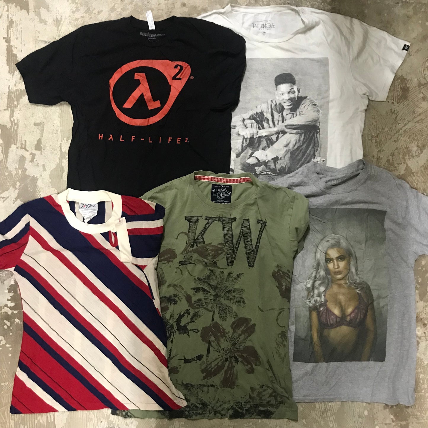 [現物] 00s アメカジプリントTシャツ 20pcs D0702003