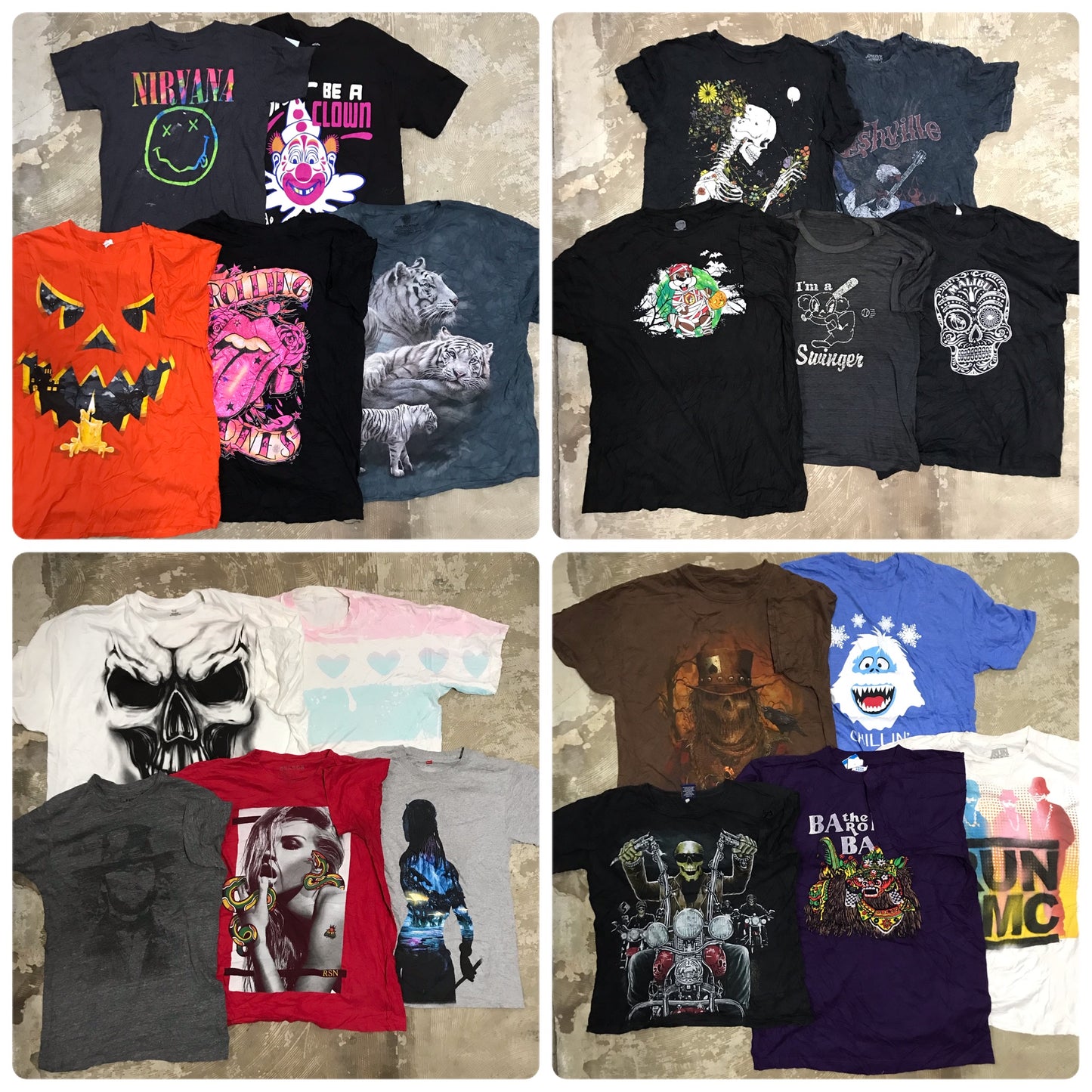 [現物] 00s アメカジプリントTシャツ 20pcs D0625004