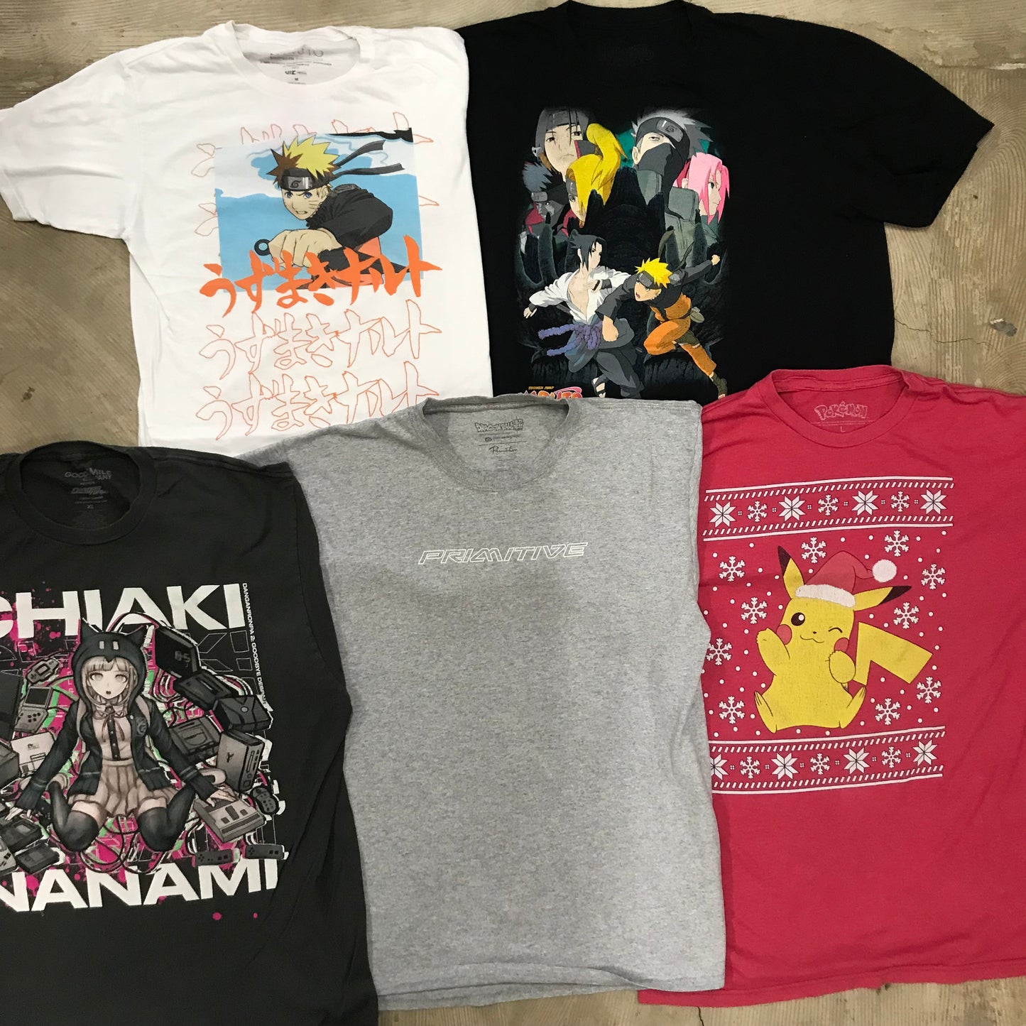 [現物] アニメTシャツ 20pcs H0803005