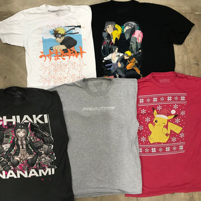 [現物] アニメTシャツ 20pcs H0803005