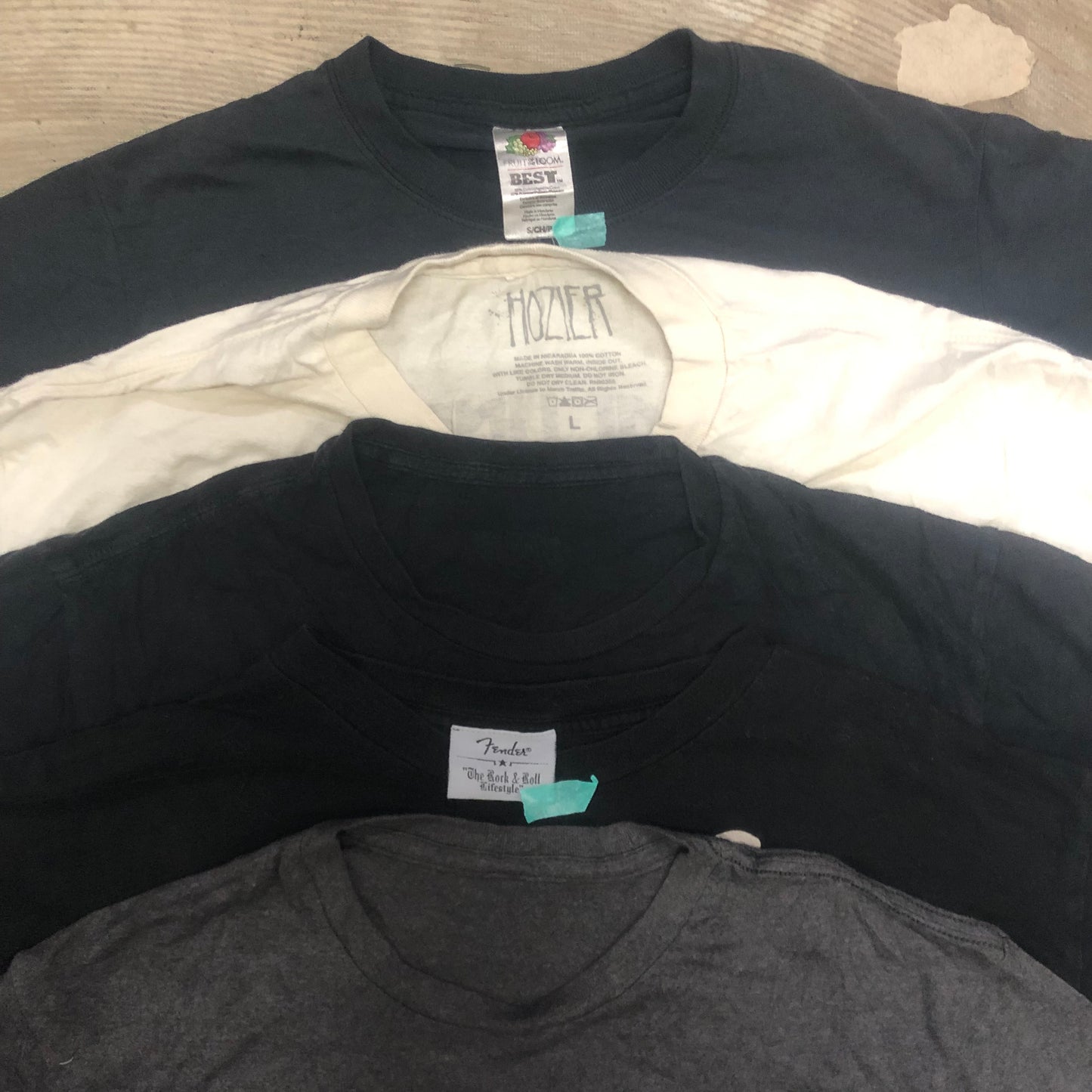 [現物] ミュージックTシャツ 20pcs E0706004