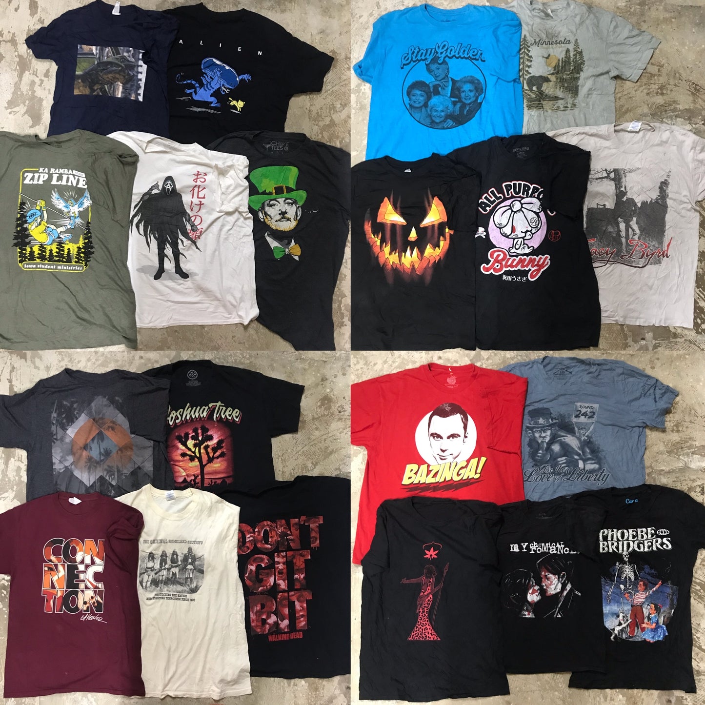 [現物] 00s アメカジプリントTシャツ 20pcs D0706001
