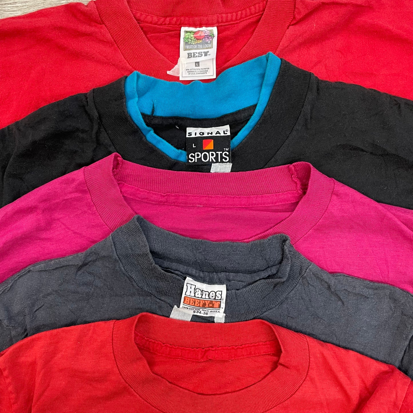 [現物] 90-00s 白Tシャツ(シミあり) 20pcs B0708004
