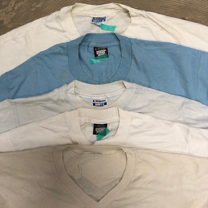 [現物] 90s 白Tシャツ(シミあり) 20pcs E0709003