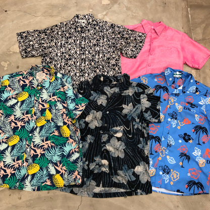 [現物] 半袖柄シャツ/アロハシャツ 20pcs E0714004