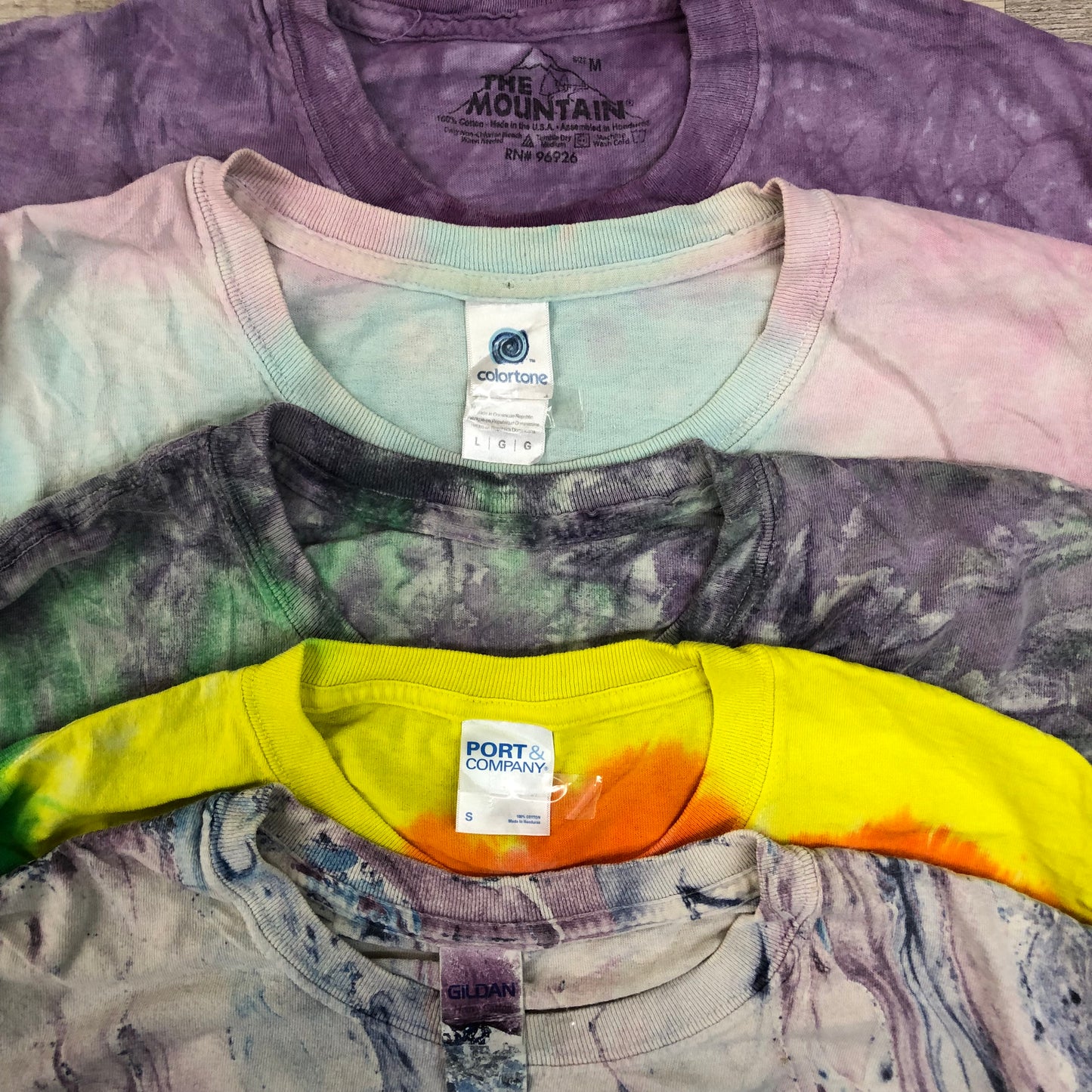 [現物] タイダイTシャツ 20pcs H0724002