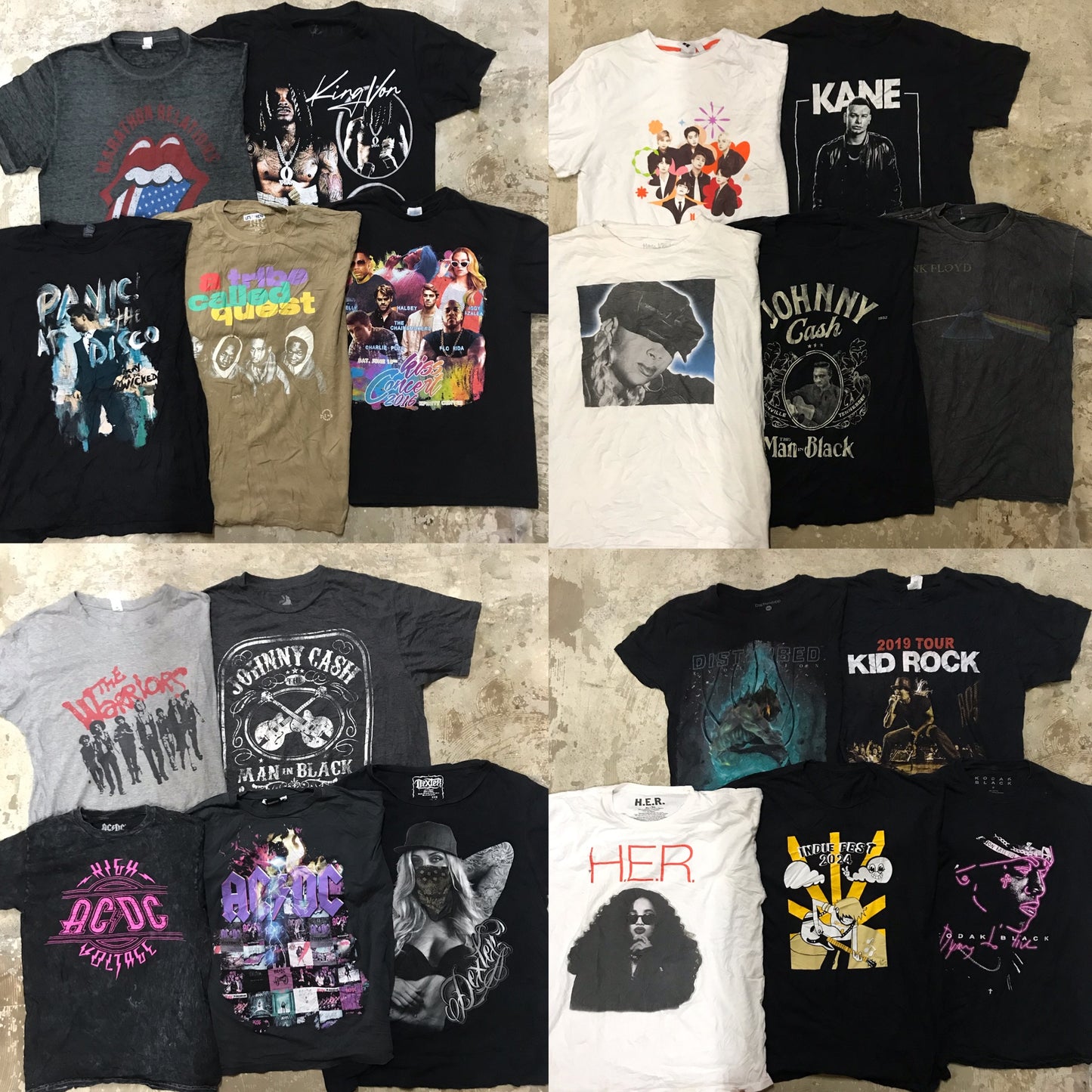 [現物] ミュージック/バンドTシャツ 21pcs D0714005