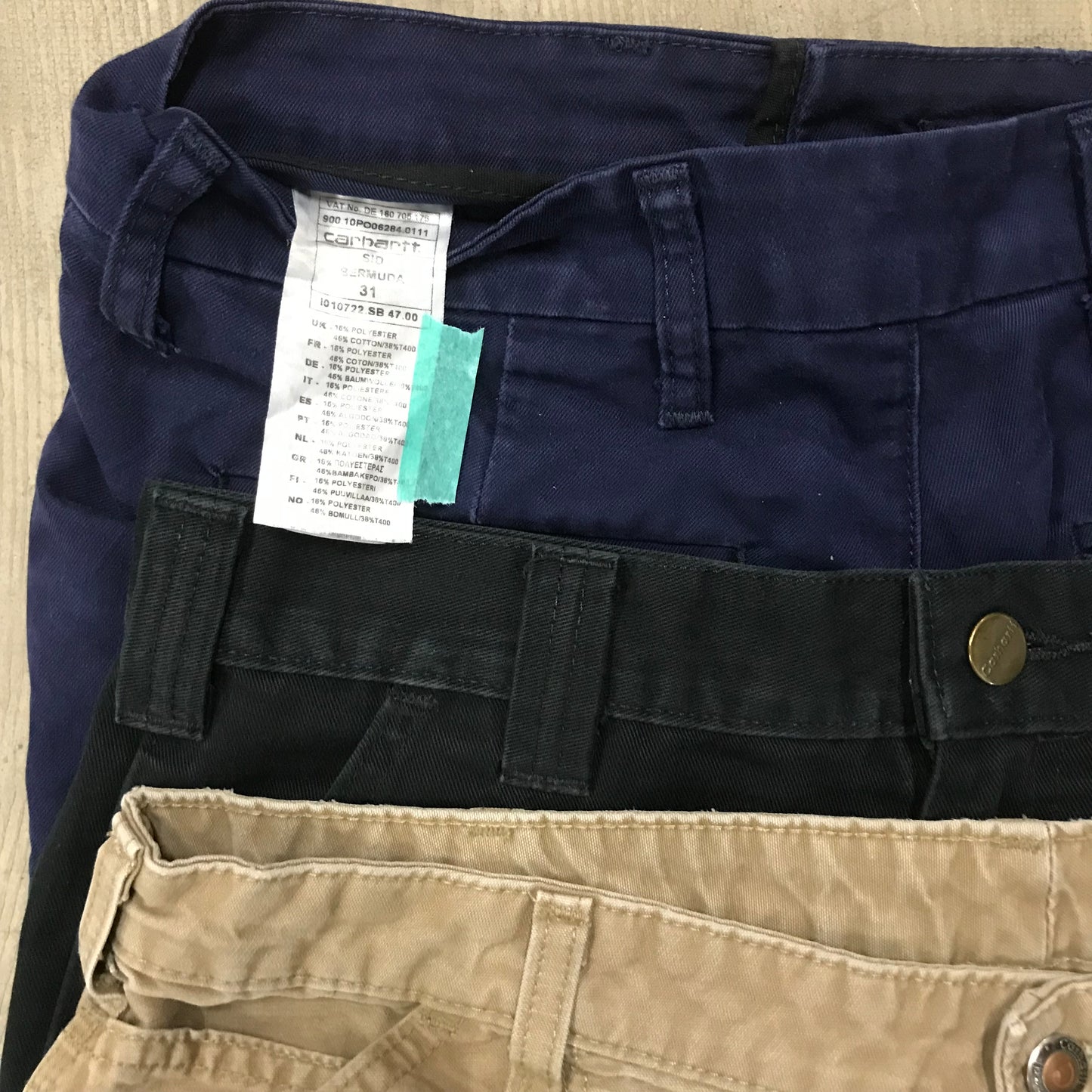 [現物] カーハートショートパンツ 12pcs H0721003