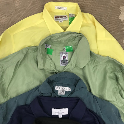 [現物] 長袖シャツ/シルク/ポリ/レーヨン 20pcs H0728001
