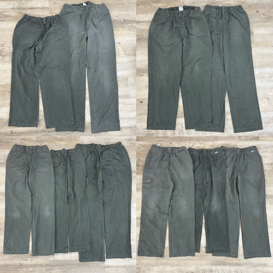 [現物] ユーロメディカルパンツ(グレー染め) 10pcs C0717002