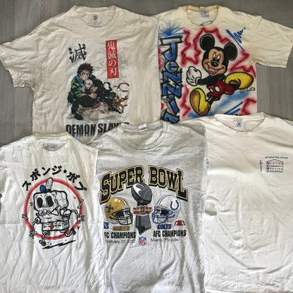 [現物] 00s 白Tシャツ(シミあり) 20pcs H0813002