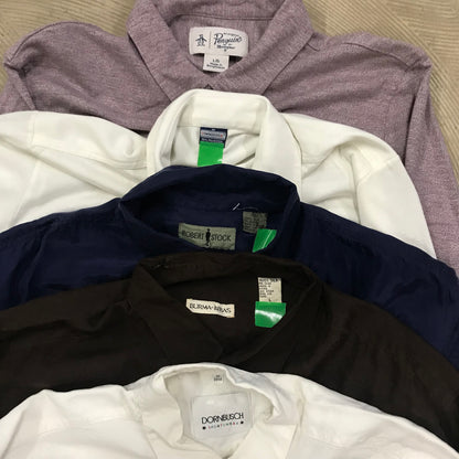 [現物] 薄手長袖シャツ/シルク/ポリ/レーヨン 20pcs H0803001