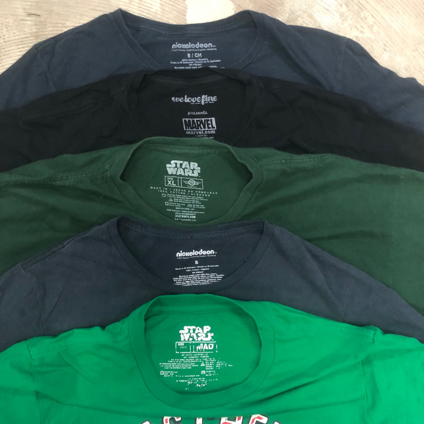 [現物] 00s アメコミ/キャラクターTシャツ 20pcs E0706005