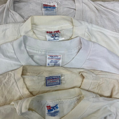 [現物] 90s 白Tシャツ(シミあり) 20pcs C0713004