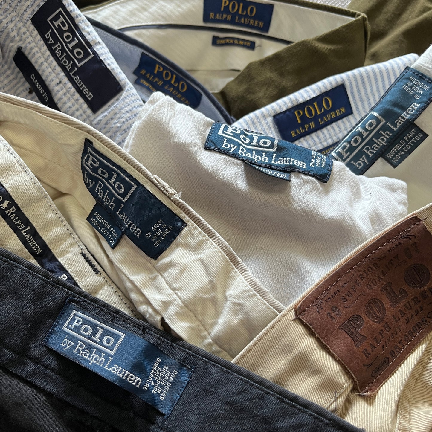 [現物] ラルフローレンコットンパンツ 10pcs L0814001