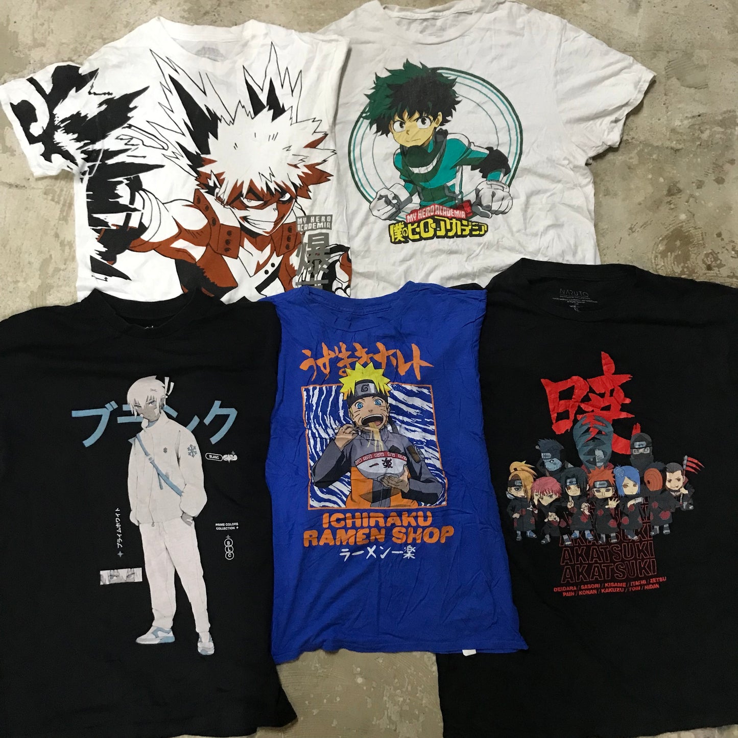 [現物] 00s アニメTシャツ 20pcs D0714002