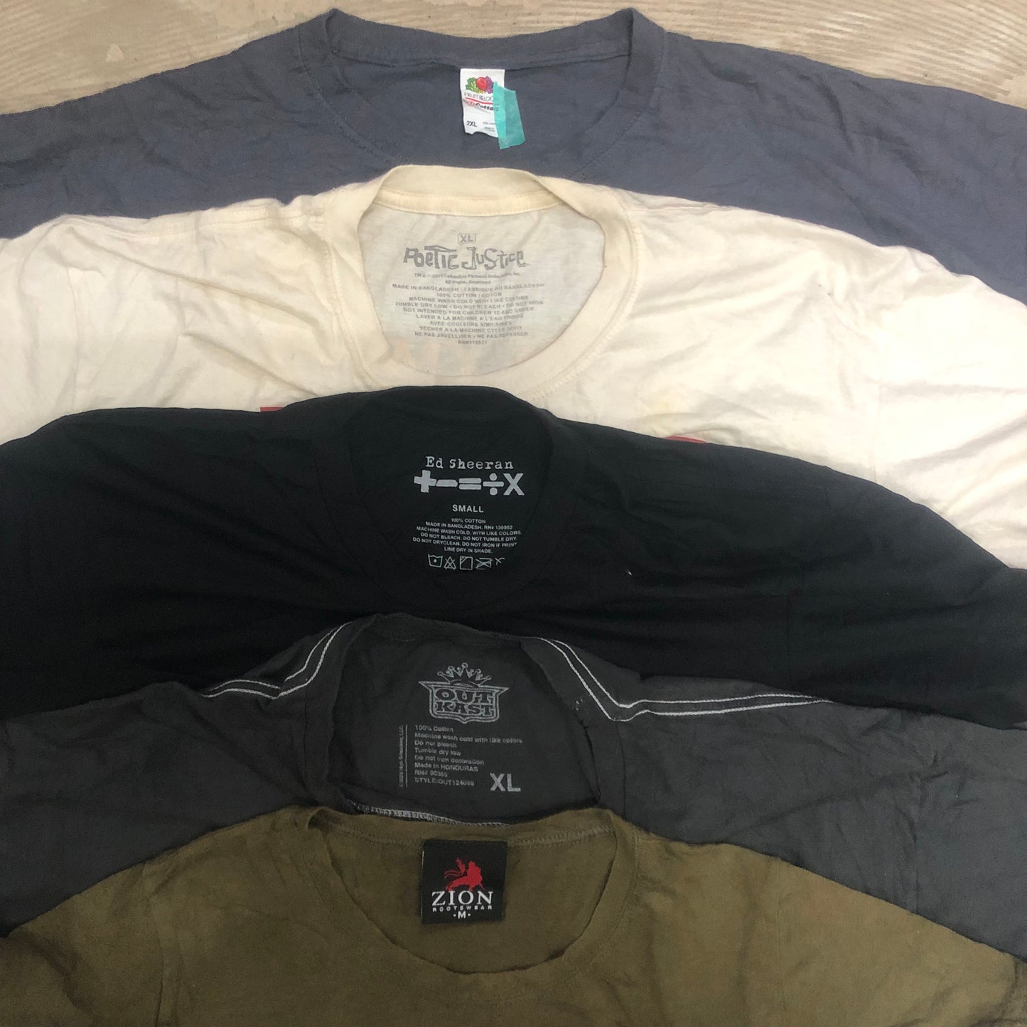 [現物] ミュージックTシャツ 20pcs E0706004