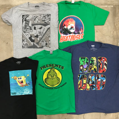 [現物] キャラクターTシャツ 20pcs H0803004