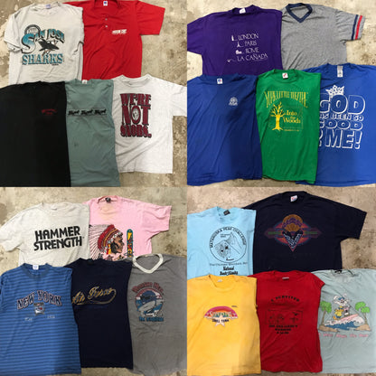 [現物] 90s Tシャツ(B品/小穴/汚れ) 20pcs D0709004