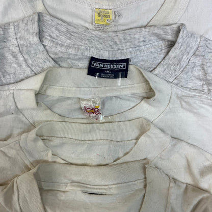 [現物] 90s 白Tシャツ(シミあり) 20pcs C0713005