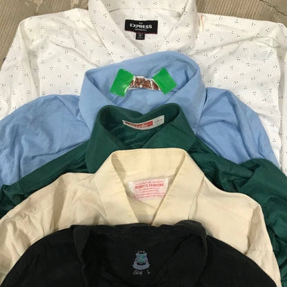 [現物] 長袖シャツ/シルク/ポリ/レーヨン 20pcs H0806003