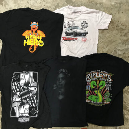 [現物] 00s アメカジプリントTシャツ 20pcs D0707004