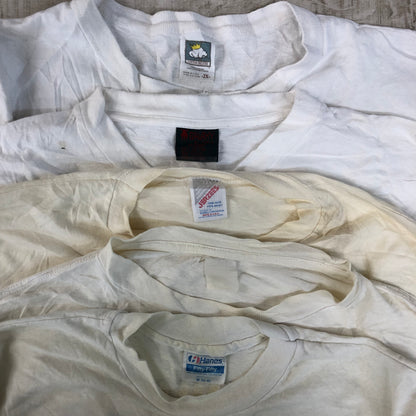 [現物] 90s 白Tシャツ(シミあり) 20pcs G0812002