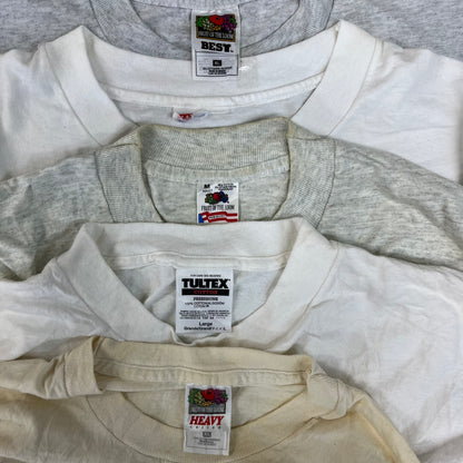 [現物] 90s 白Tシャツ(シミあり) 20pcs C0713003
