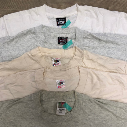 [現物] 90s 白Tシャツ(シミあり) 20pcs E0713006