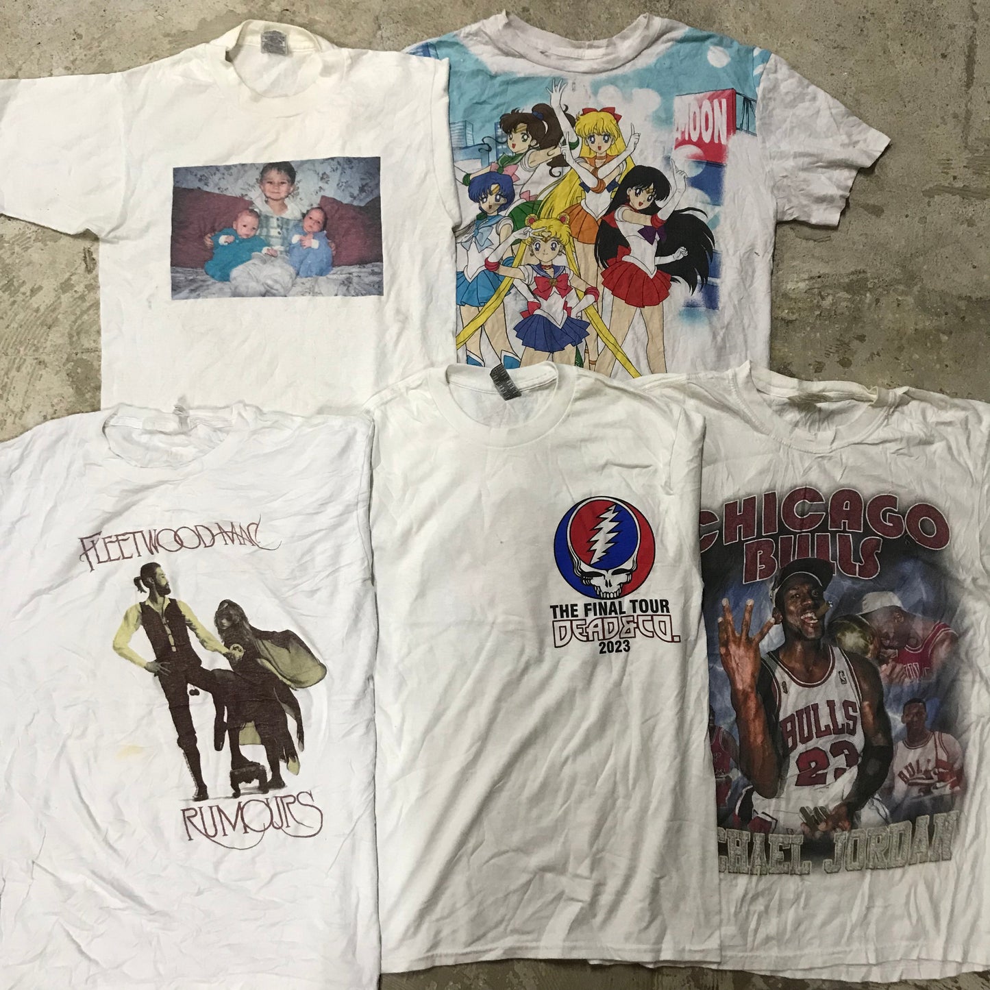 [現物] 00s 白Tシャツ(シミあり) 20pcs D0713002