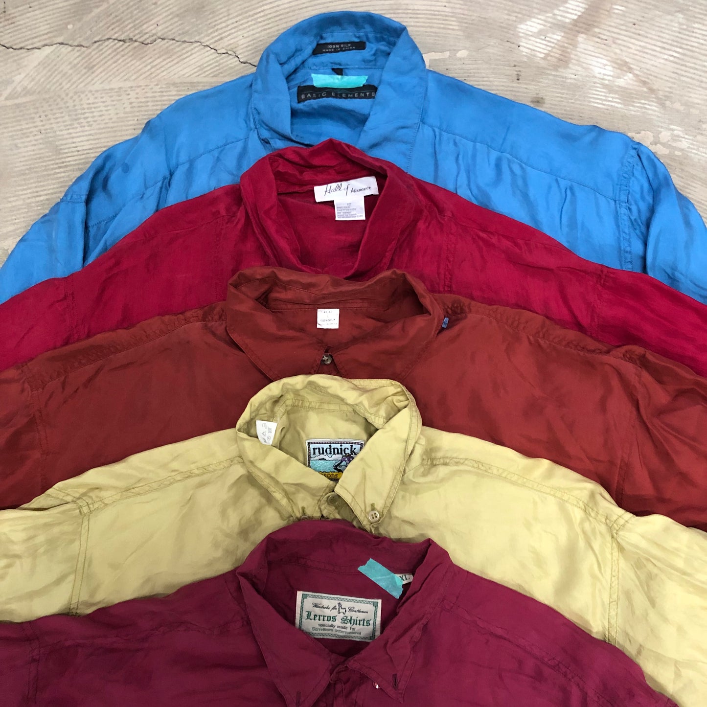 [現物] 長袖ポリシャツ/テロシャツ 20pcs E0709005