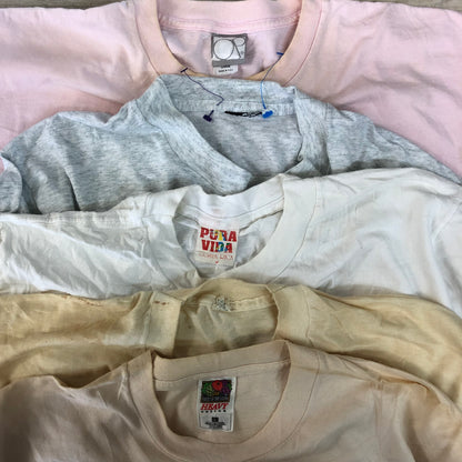 [現物] 90s 白Tシャツ(シミあり) 20pcs G0815001