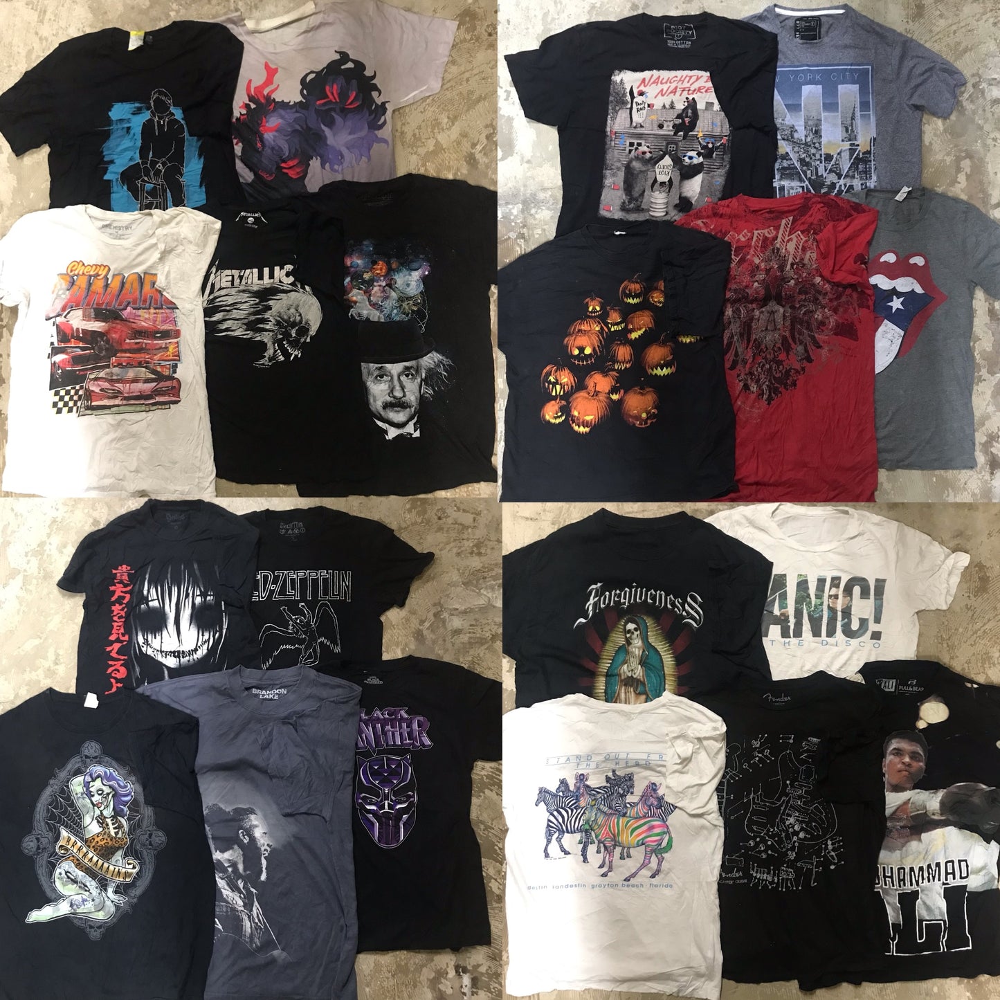 [現物] 00s アメカジプリントTシャツ 20pcs D0702002