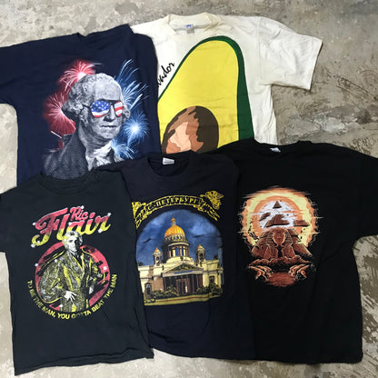 [現物] 00s アメカジプリントTシャツ 20pcs D0706002