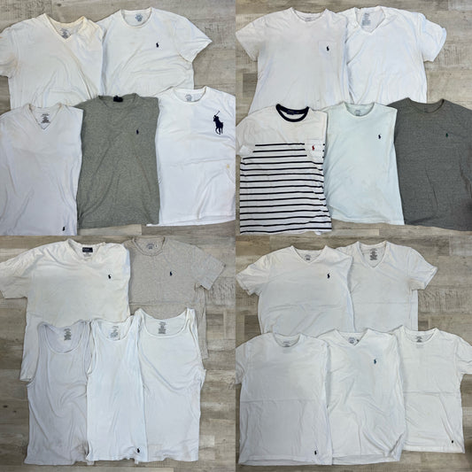 [現物] ラルフ白Tシャツ(シミあり) 20pcs