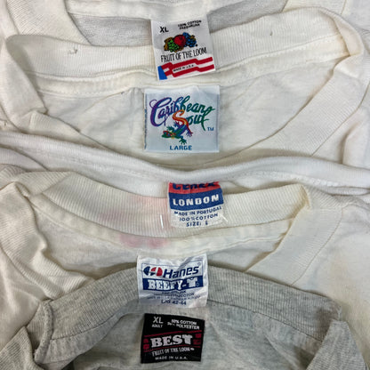 [現物] 90s 白Tシャツ(シミあり) 20pcs C0713001