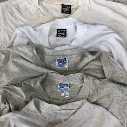 [現物] 90s 白Tシャツ(シミあり) 20pcs G0815003