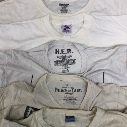 [現物] 00s 白Tシャツ(シミあり) 20pcs G0813001