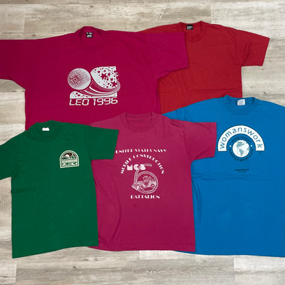 [現物] 90s カラーTシャツ 20pcs G0727001
