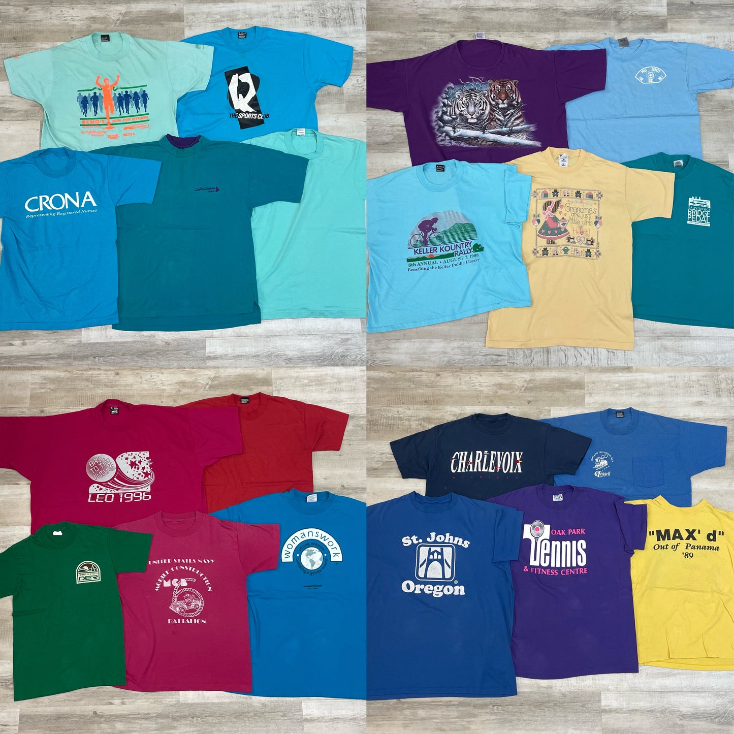 [現物] 90s カラーTシャツ 20pcs G0727001