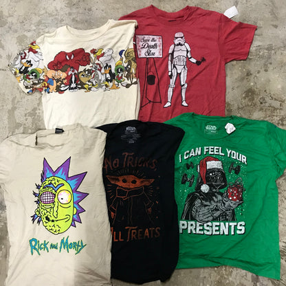 [現物] 00s キャラクタープリントTシャツ 20pcs D0714003