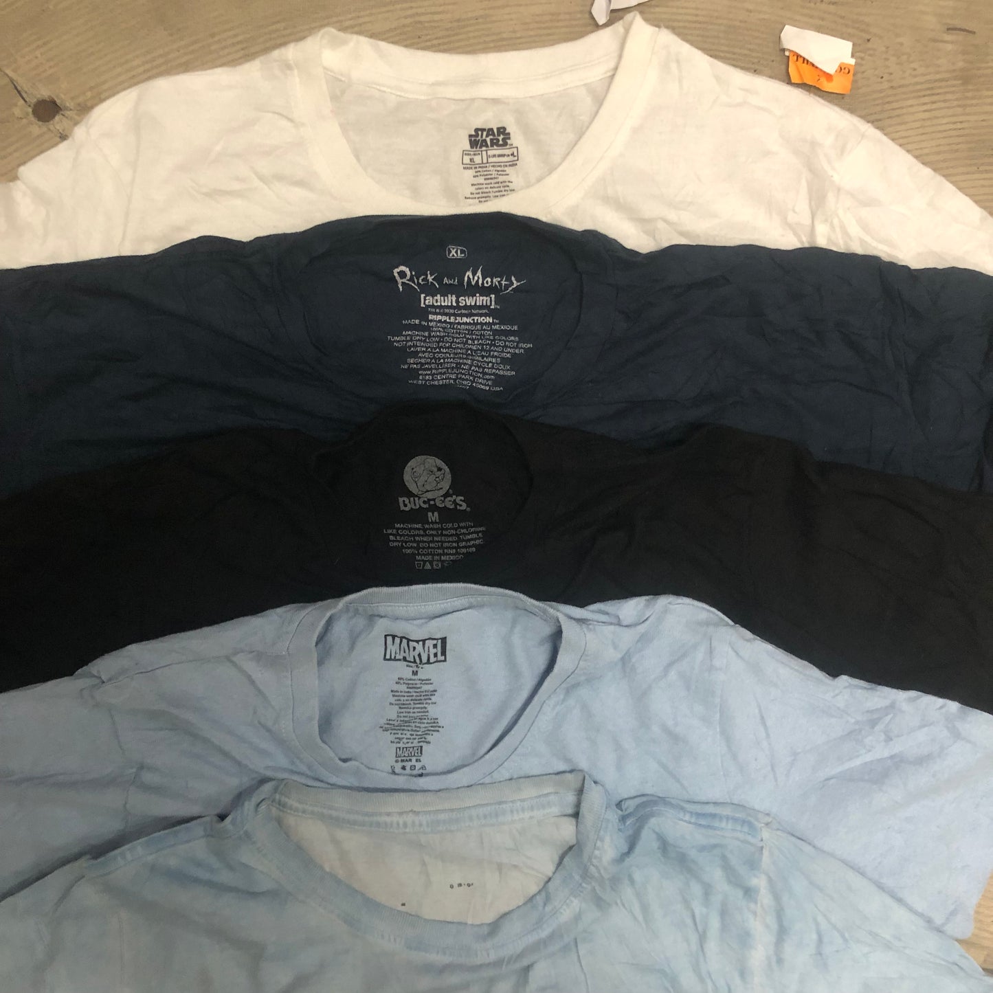 [現物] 00s アメコミ/キャラクターTシャツ 20pcs E0706002